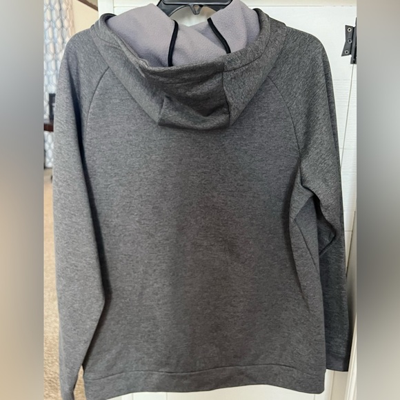 Nike women’s Hoodie size medium Gray logo EUC - Picture 4 of 5